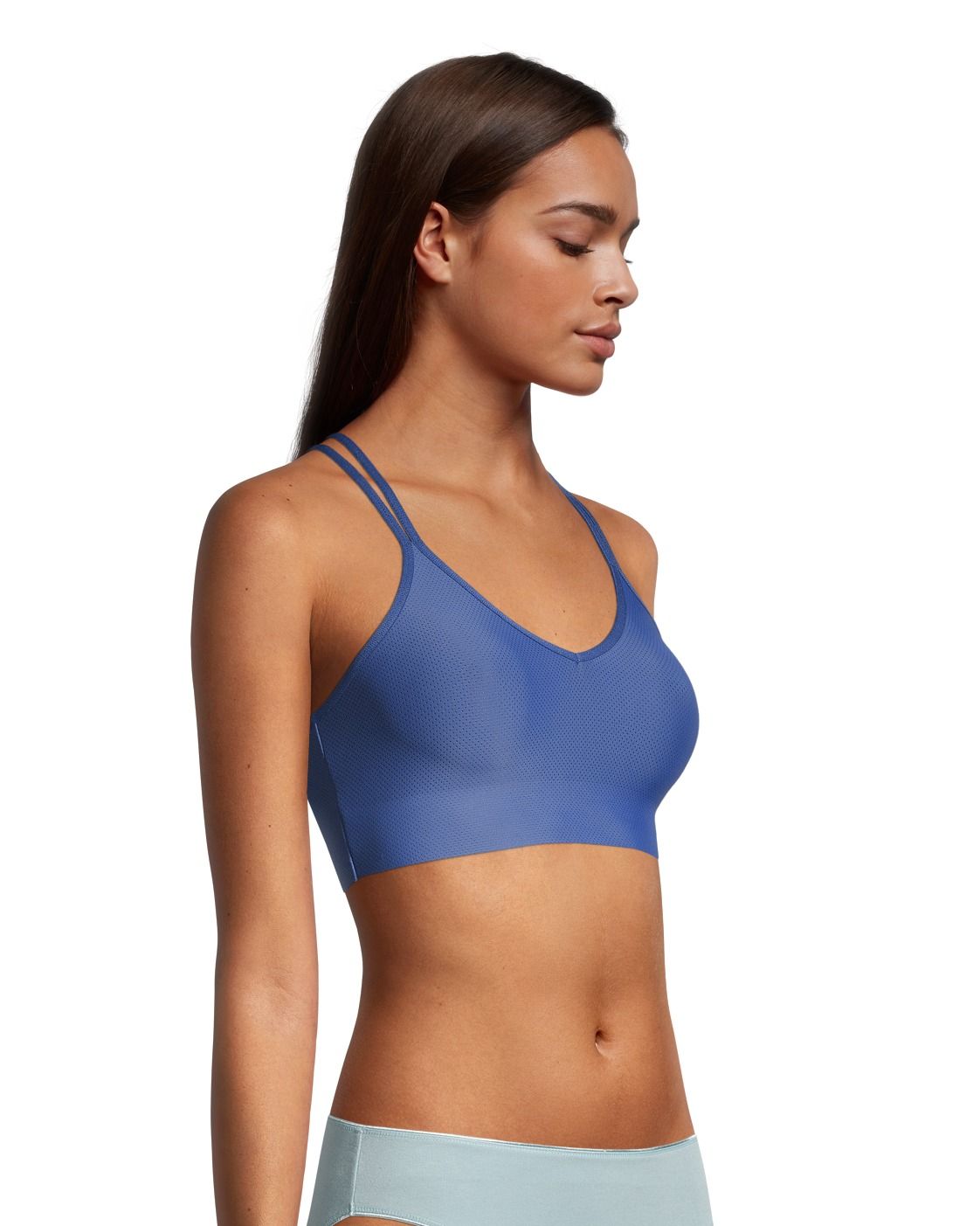 Bustier invisible à encolure en V sans armature en filet pour femmes, Denver Hayes