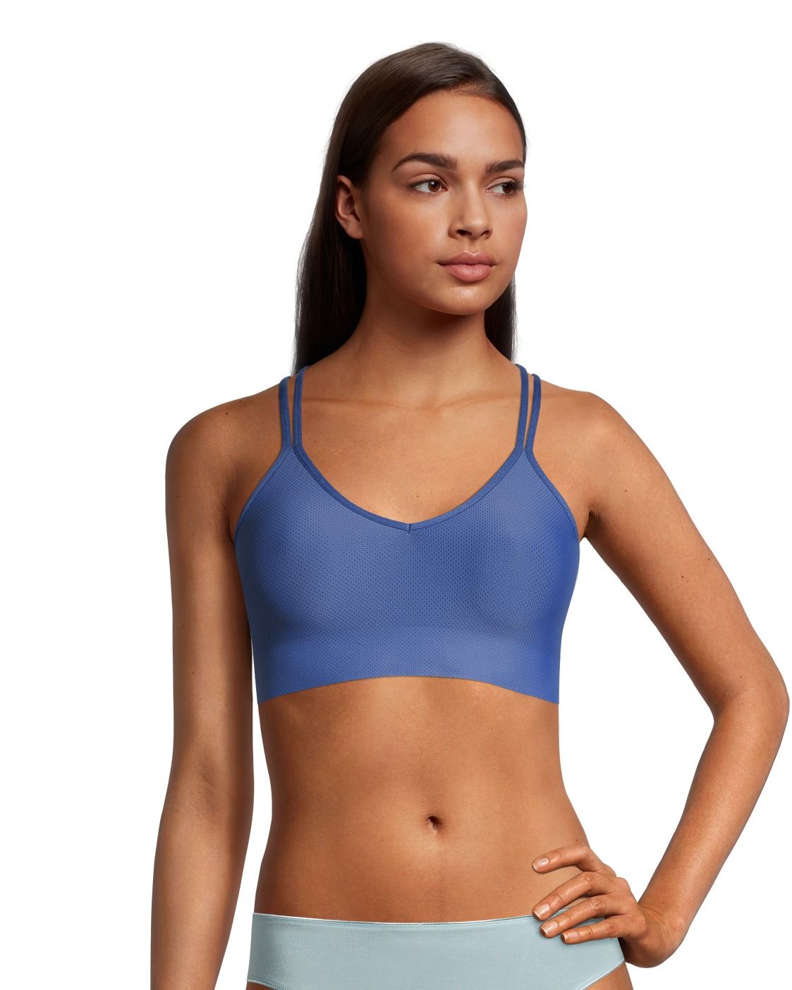 Bustier invisible à encolure en V sans armature en filet pour femmes, Denver Hayes