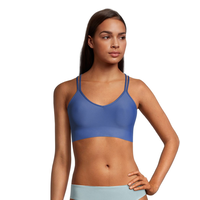 Denver Hayes Women's Invisible Mesh Wireless V Neck Bralette