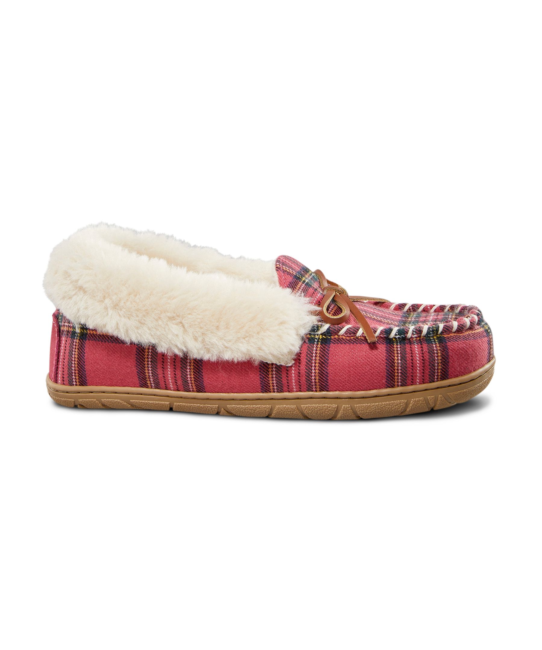 Plaid hot sale moccasins womens