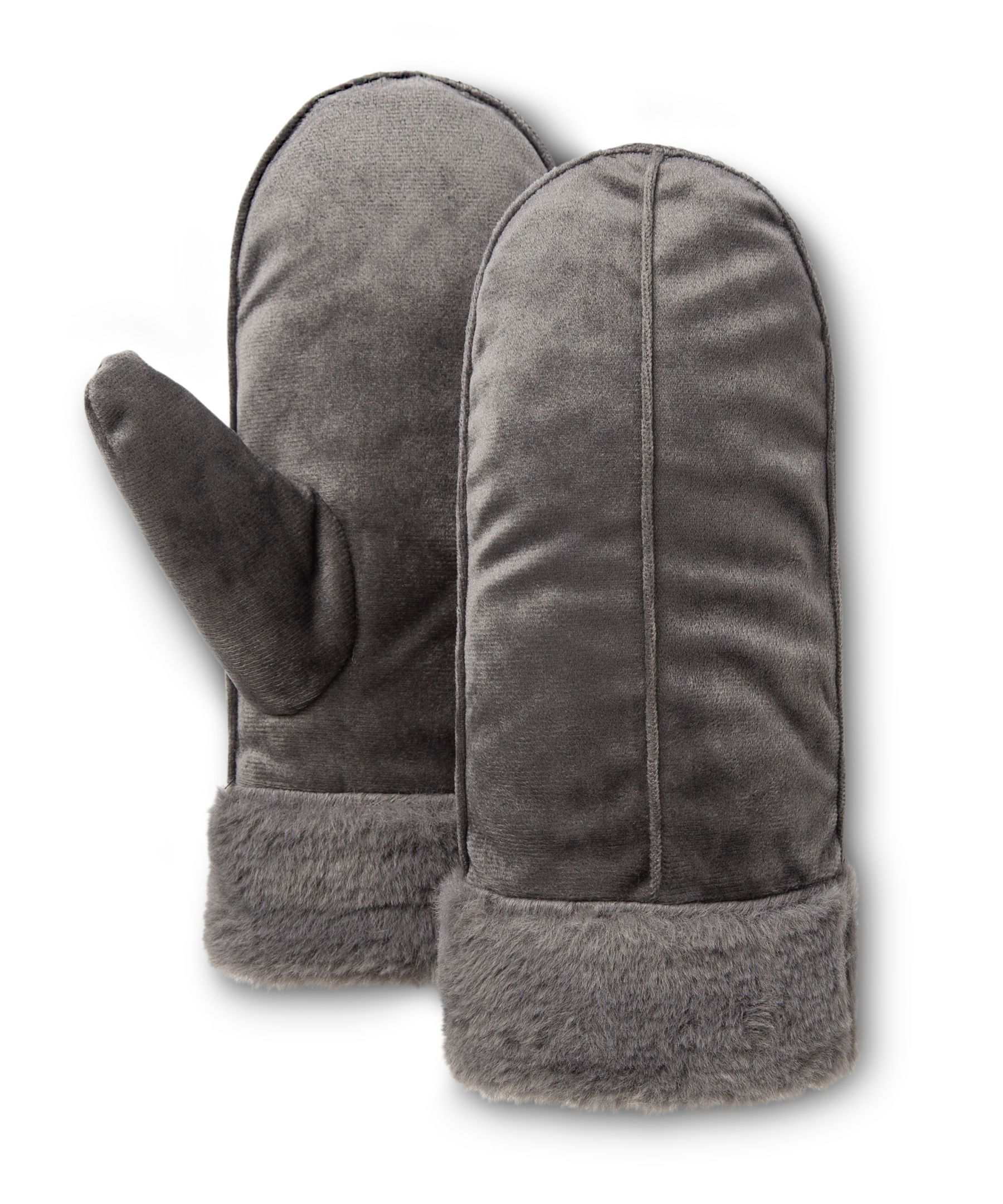 Ladies shop fur mittens