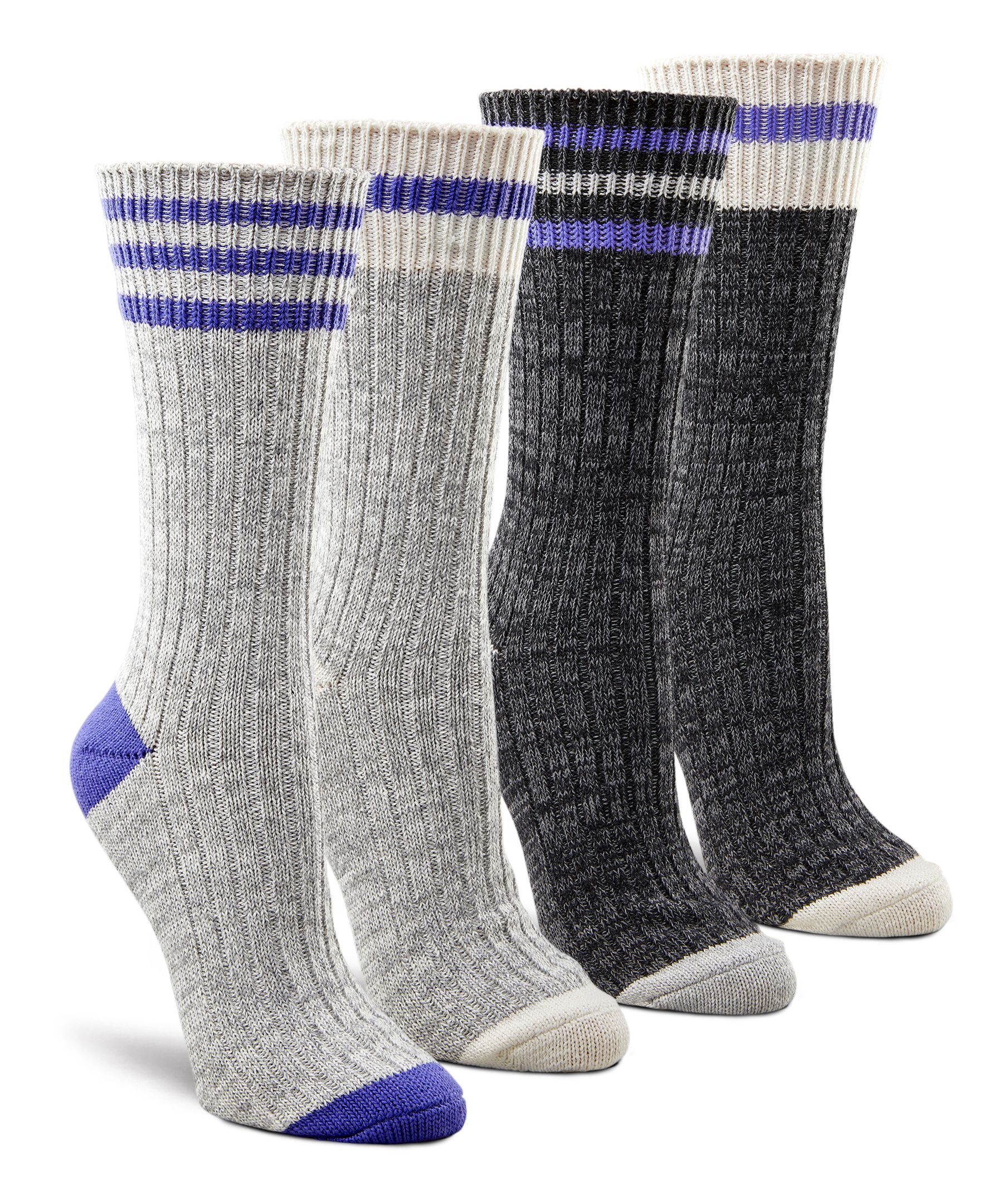 WindRiver Mi-chaussettes d'extérieur décontractées pour femmes, paquet ...