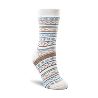 WindRiver Women's T-Max Print Thermal Crew Socks