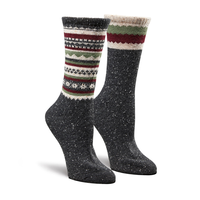 Chaussettes décontractées WindRiver T-MAX en tweed avec imprimé, pour femmes, paquet de 2&nbsp;paires