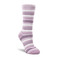 WindRiver Women's T-Max Heat Stripe Thermal Crew Socks