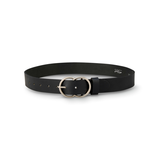 Ceinture à double anneau pour femmes, Silver Front_Elevated