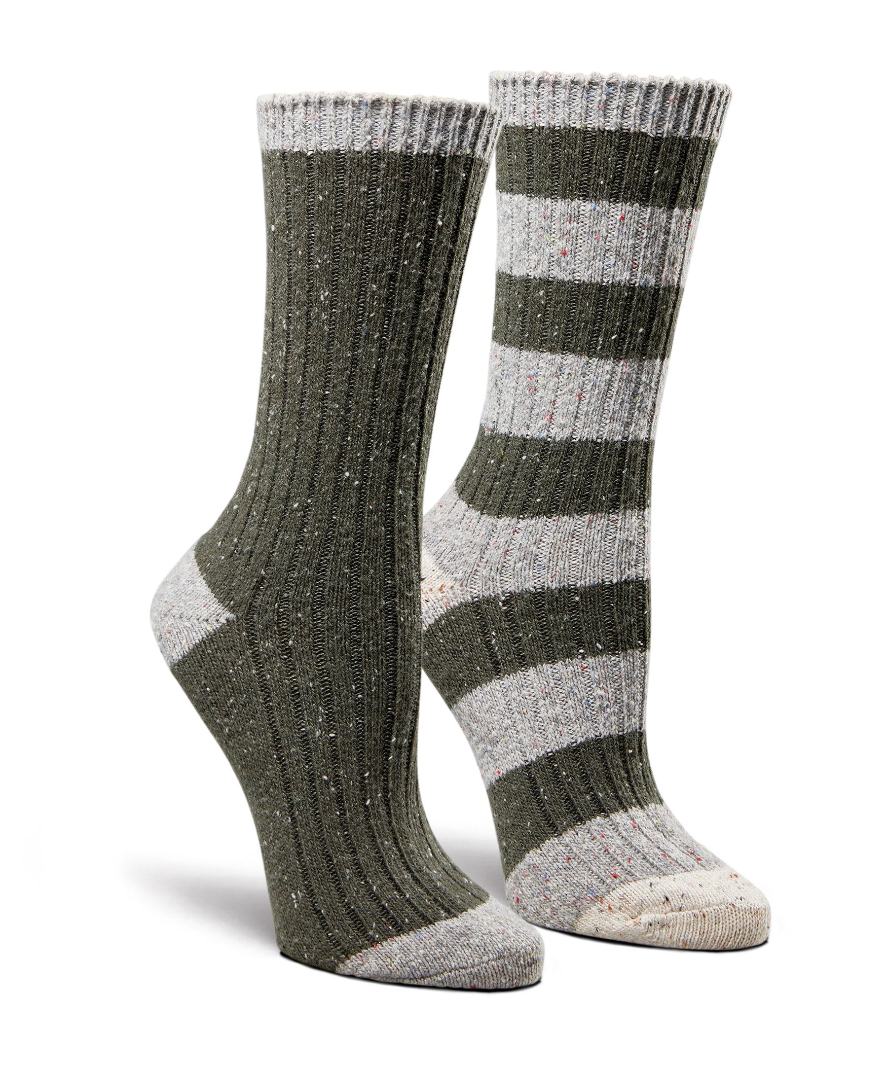 Denver Hayes Women's 2 Pack Rib Knit Sweater Crew Socks | Marks