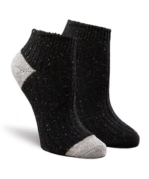 Chaussettes basses de style chandail pour femmes, Denver Hayes, paquet de 2 paires
