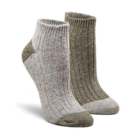 Denver Hayes Women's 2 Pack Low Cut Sweater Socks Front_Angled_Right