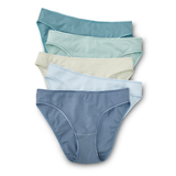 Denver Hayes Women's 5 Pack Cotton Stretch Bikini Underwear Composite_or_Mixed