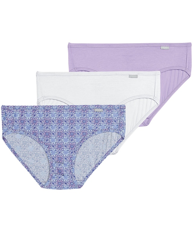Jockey® Women's 3 Pack Elance Supersoft Bikini Cut Underwear