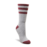 Chaussettes de randonnée légères en mélange de laine avec QUAD COMFORT pour femmes, WindRiver Front_Angled_Right