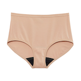 Jockey® Women's Worry Free Cotton Briefs for Bladder Leaks and Period Protection Front_Flat