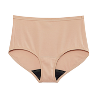 Jockey® Women's Worry Free Cotton Briefs for Bladder Leaks and Period Protection Front_Flat