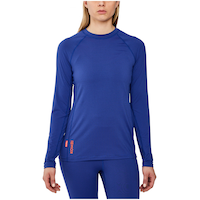 Haut couche de base à encolure ras du cou pour femmes, Redheat Active, Kombi Front_Flat