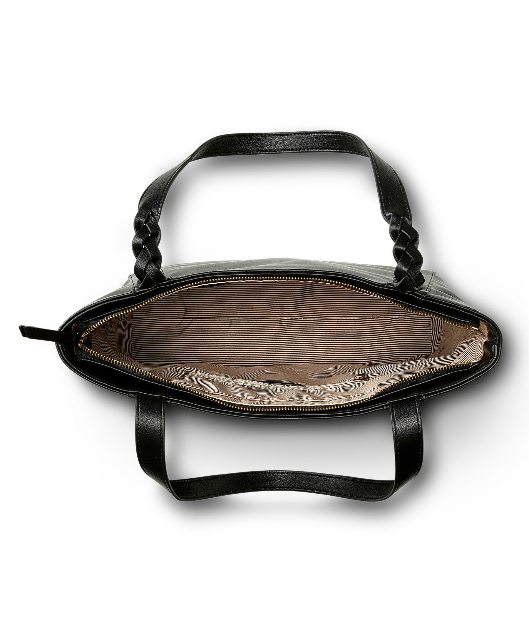 Fourre-tout Denver Hayes à compartiment à fermeture à glissière et à sangle tressée pour femmes