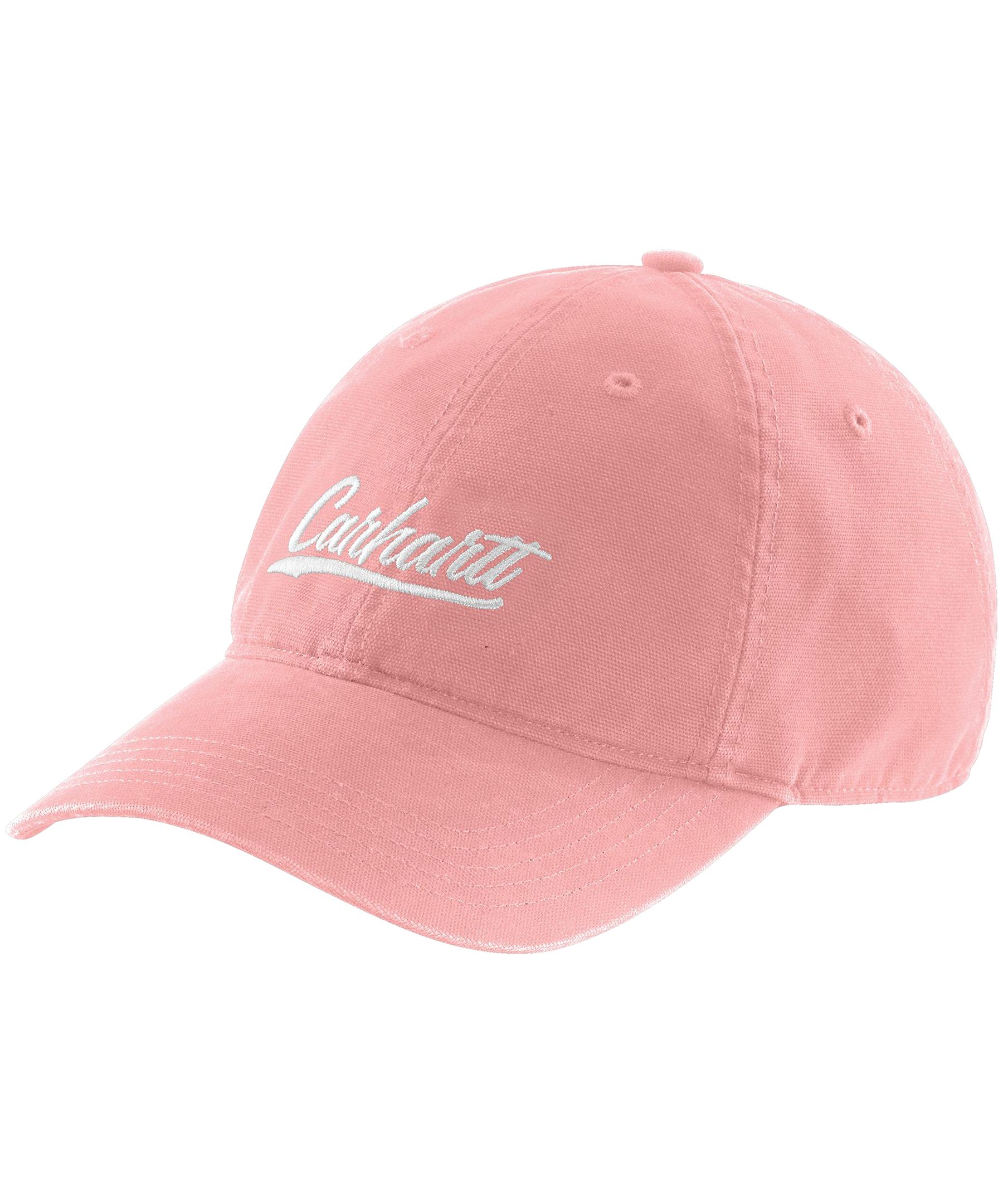 Carhartt Women's Script Force Canvas Ball Cap Front_Three_Fourths_Angled_Left