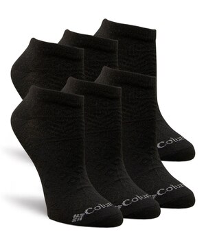 Columbia Women's Pattern Mesh No Show Socks, 6 Pack