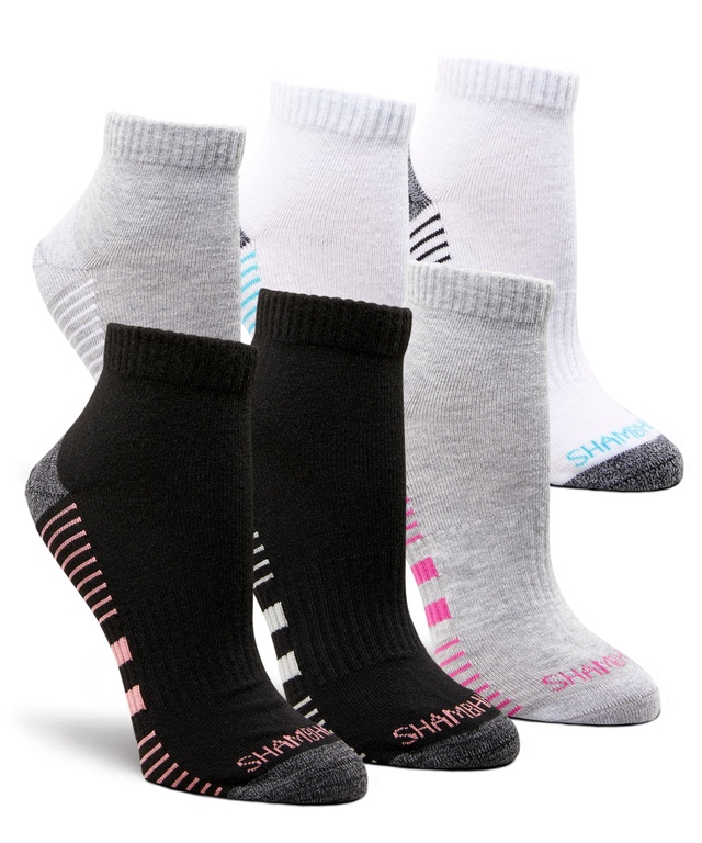 Shambhala Women's 6 Pack Low Cut Socks Front_Three_Fourths_Angled_Right