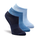 Chaussettes invisibles en microfibre pour femmes, Shambhala, paquet de 3&nbsp;paires Front_Three_Fourths_Angled_Right