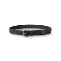 Ceinture élastique tressée Denver Hayes de 1&nbsp;pouce, pour femmes Front_Elevated