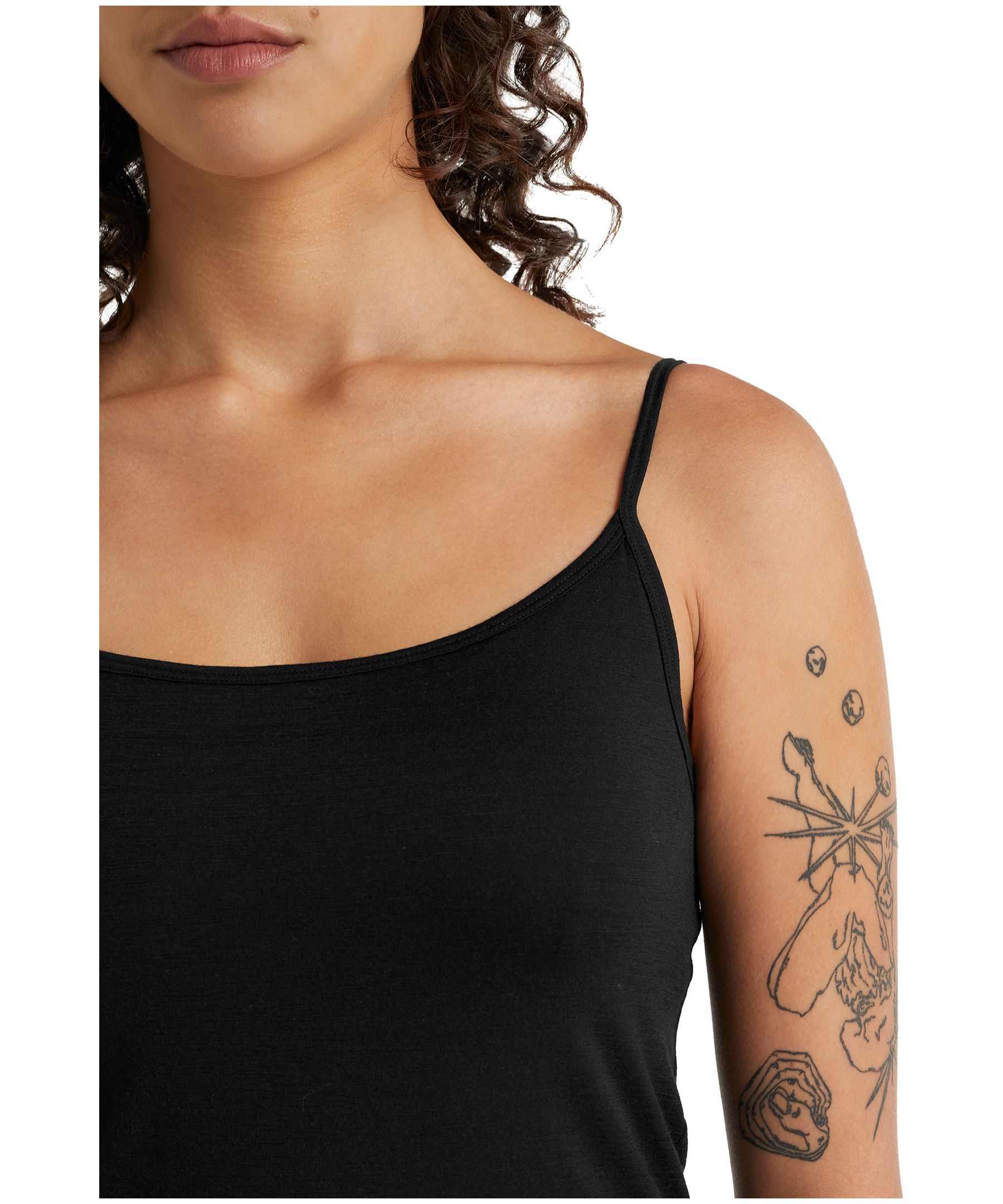 Camisole avec soutien-gorge pour femmes avec bretelles ajustables, Siren, Icebreaker