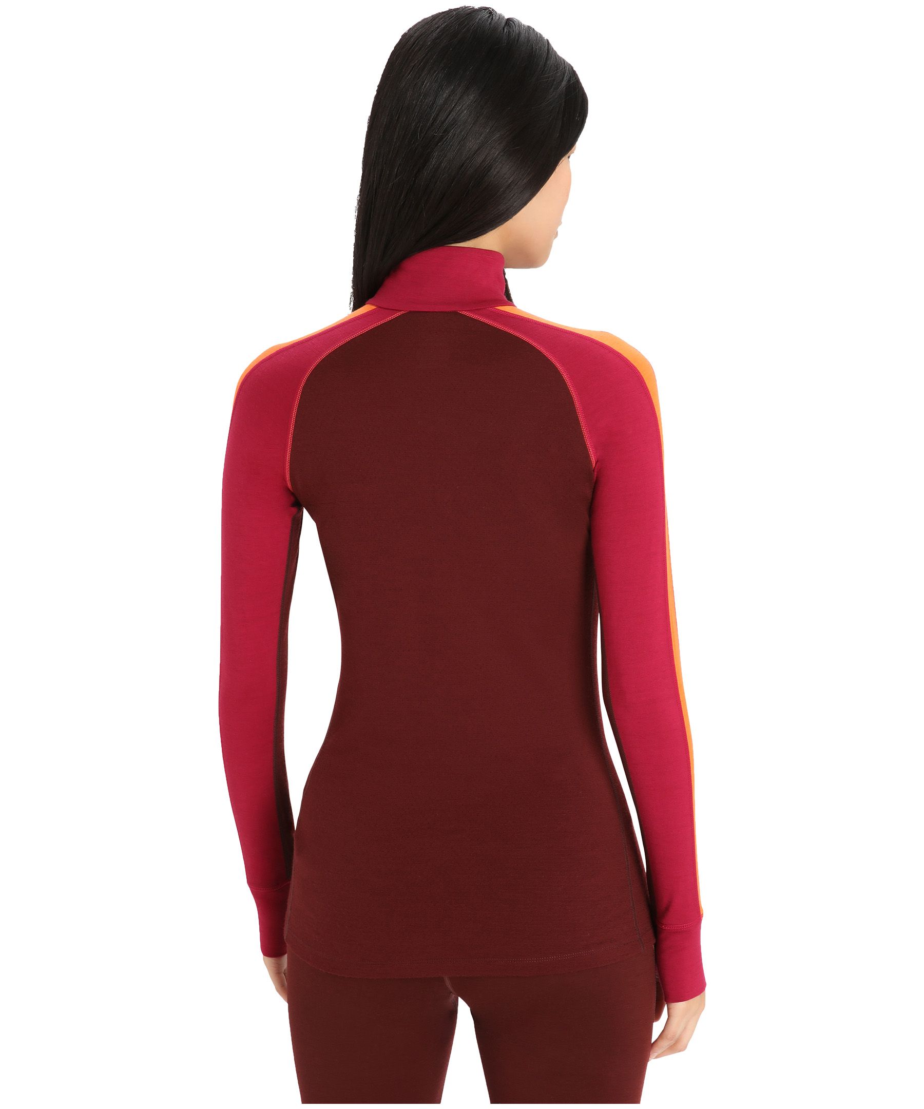 Haut couche de base à demi-fermeture à glissière et à manches longues pour femmes, 260&nbsp;Zoneknit, Icebreaker