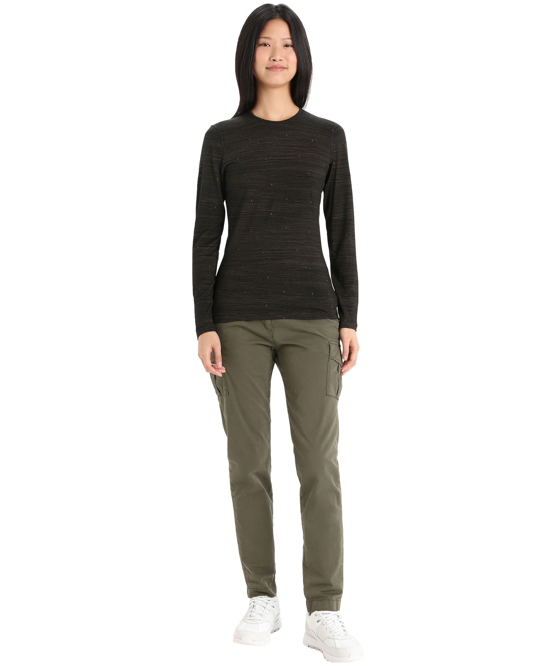Icebreaker Women's 200 Oasis Crewneck Long Sleeve Base Layer Top - Ski Tracks
ONLINE ONLY