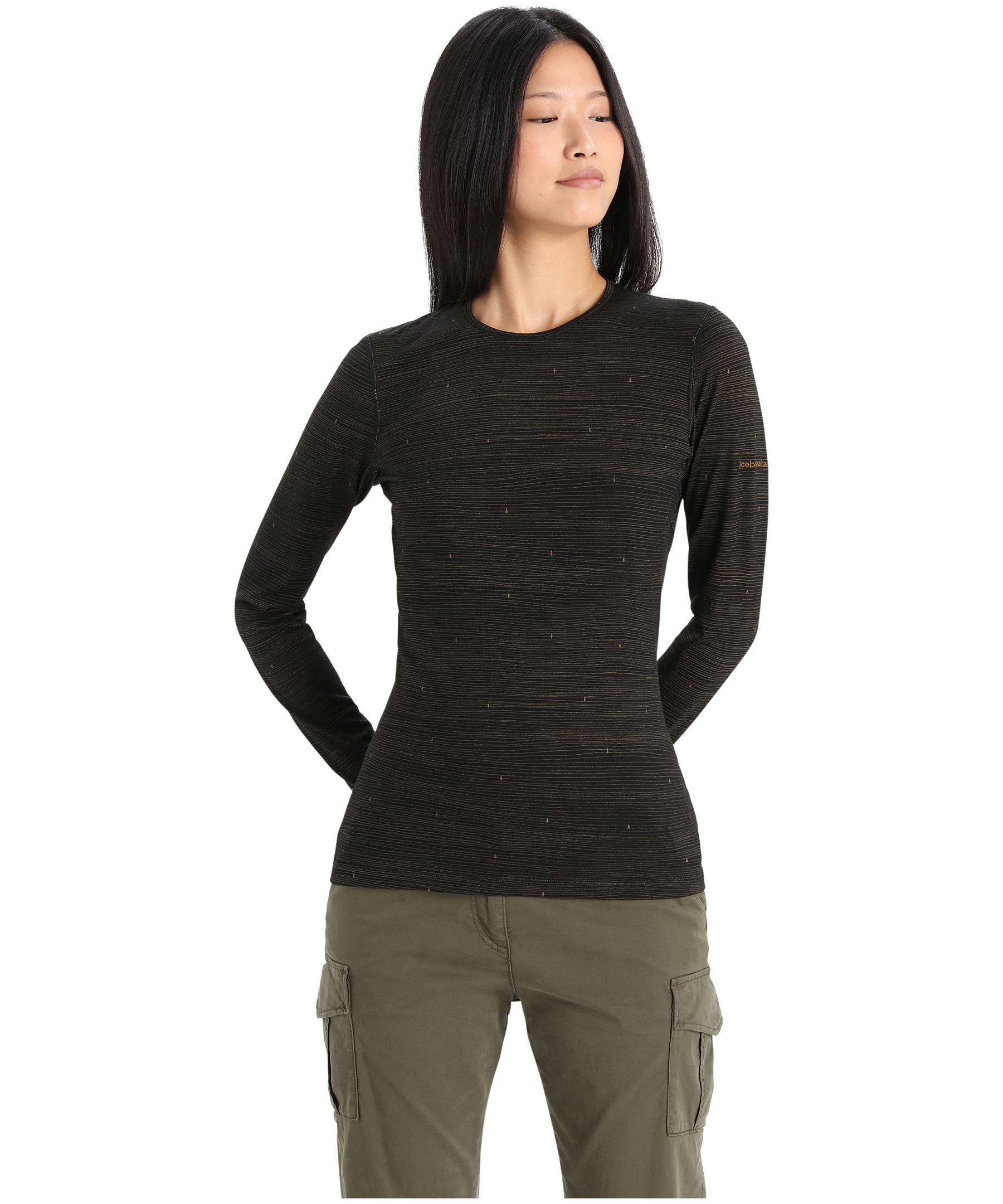 Icebreaker Women's 200 Oasis Crewneck Long Sleeve Base Layer Top - Ski Tracks
ONLINE ONLY