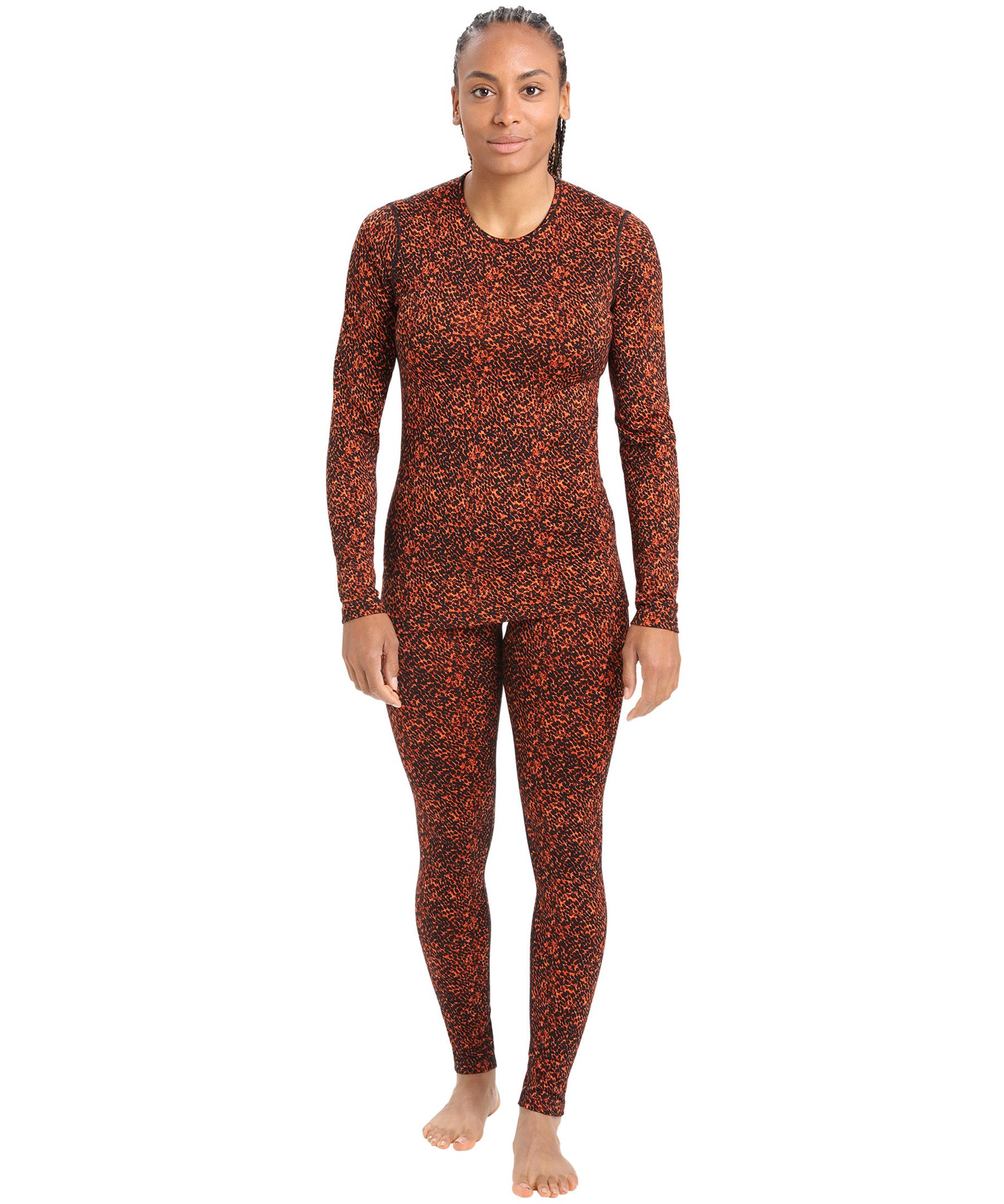 Haut couche de base à col ras du cou et à manches longues pour femmes, 200&nbsp;Oasis, Icebreaker