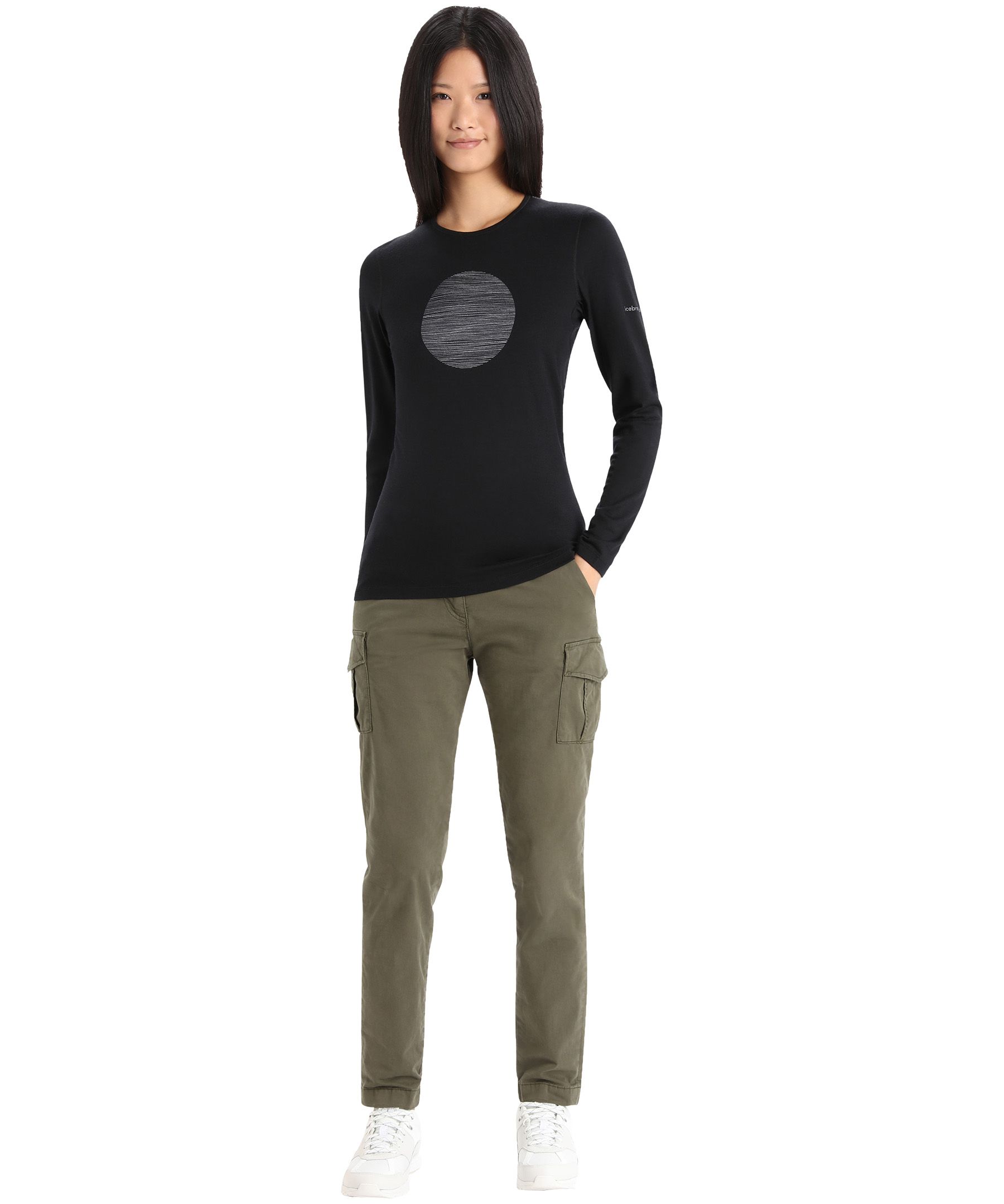 Icebreaker Women's 200 Oasis Ski Long Sleeve Crewe Top