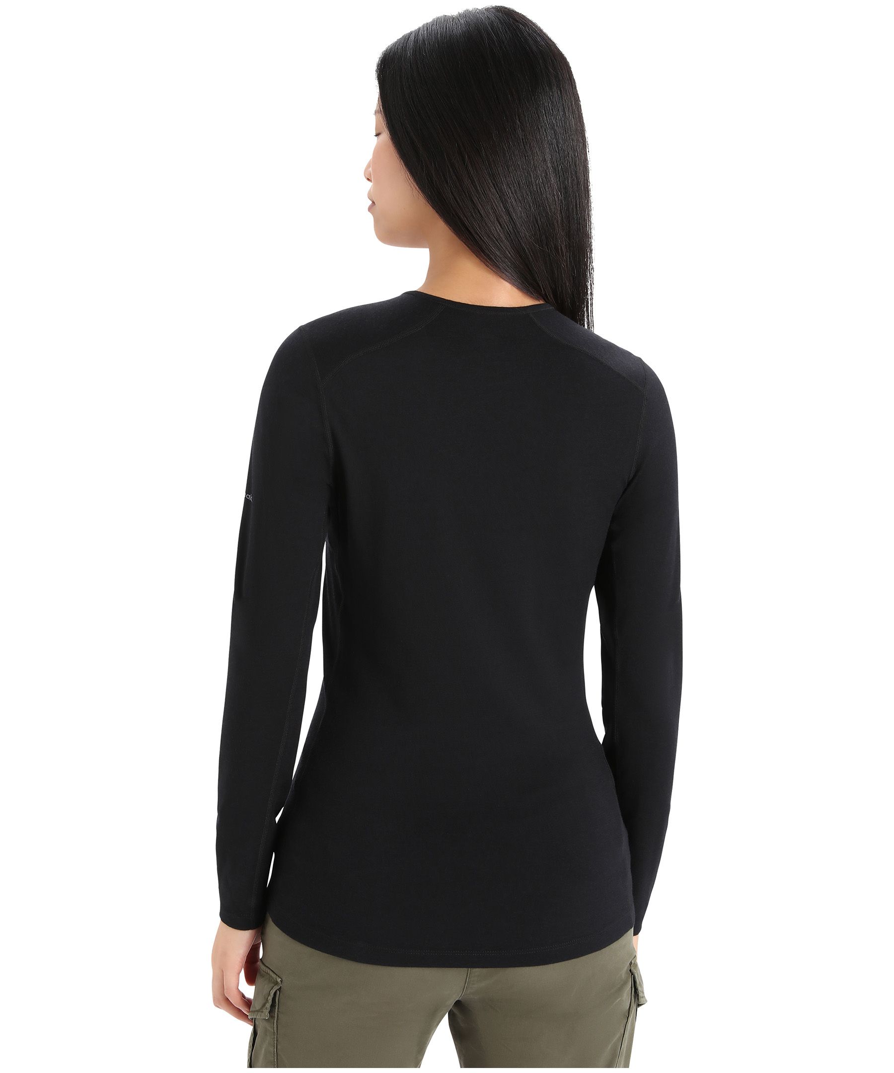 Icebreaker Women's 200 Oasis Ski Long Sleeve Crewe Top
