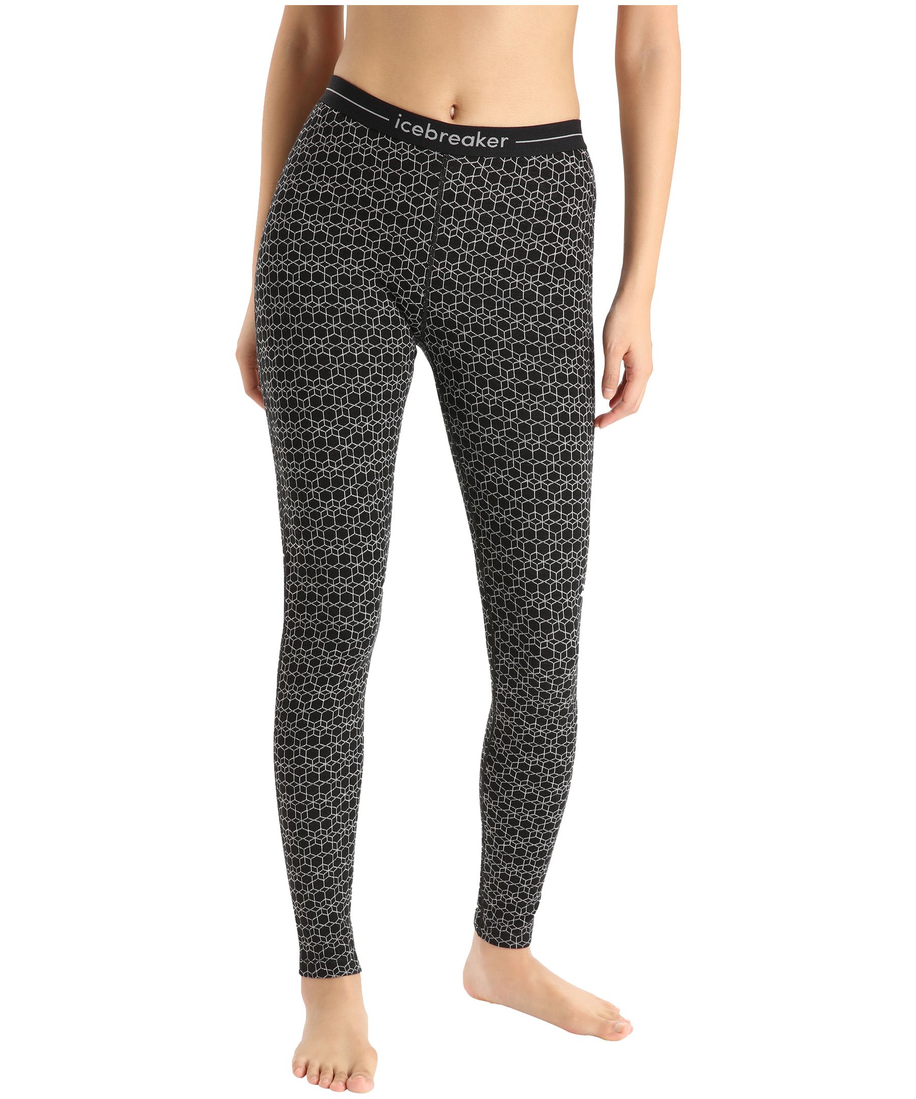 Icebreaker Women's 250 Vertex Base Layer Leggings - Alpine Geo