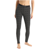 Icebreaker Women's 250 Vertex Base Layer Leggings - Alpine Geo Front_Flat