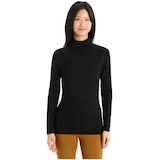 Icebreaker Women's 260 Tech Turtleneck Long Sleeve Base Layer Top Front_Flat