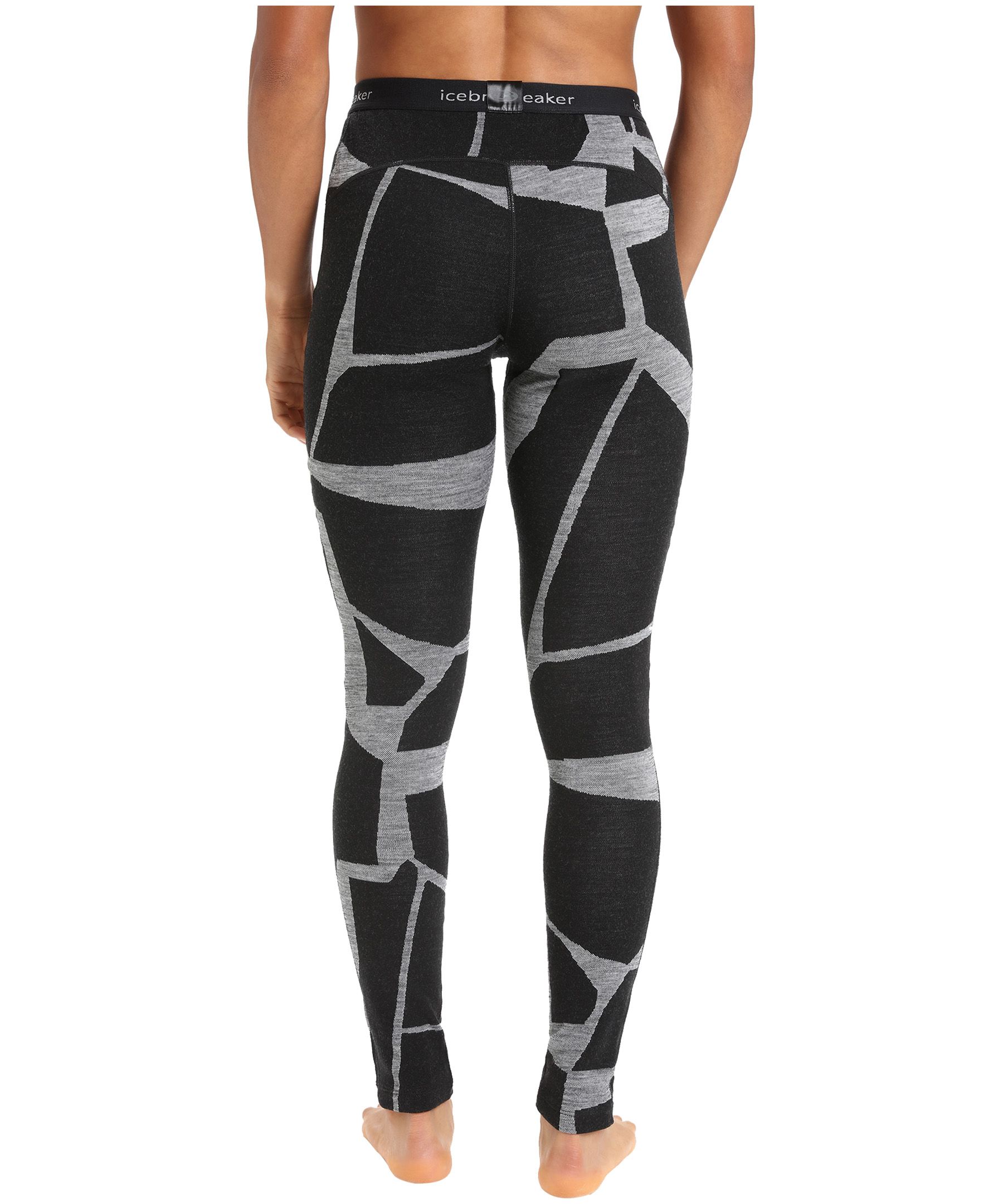 Icebreaker Women's 250 Vertex Base Layer Leggings - Fractured Landscapes