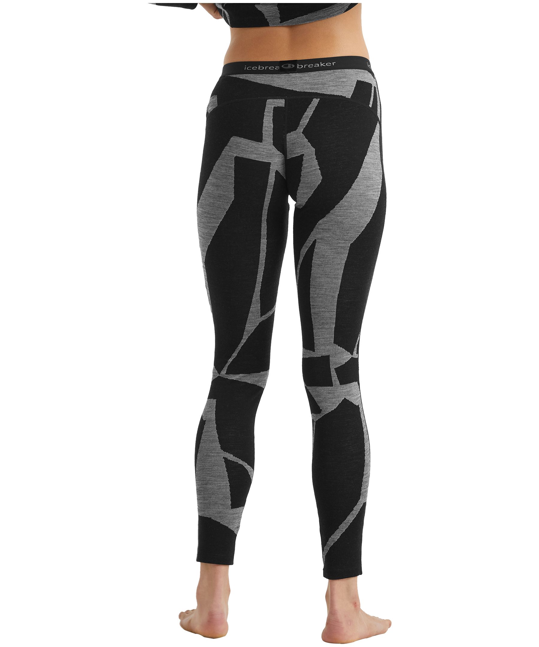 Icebreaker Women's 250 Vertex Base Layer Leggings - Fractured Landscapes