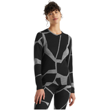 Haut couche de base à manches longues pour femmes, 250&nbsp;Vertex Landscape, Icebreaker Front_Angled_Right