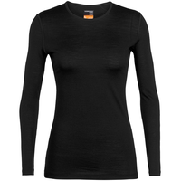 Icebreaker Haut couche de base à col ras du cou et à manches longues 200&nbsp;Oasis pour femmes Front_Flat