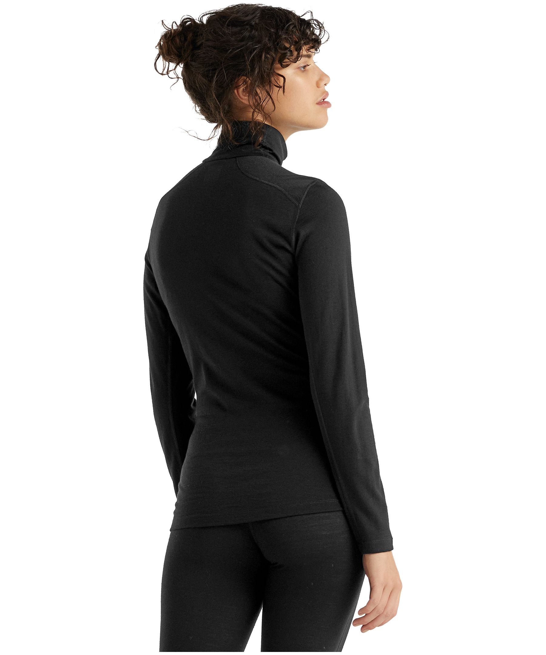 Haut couche de base à demi-fermeture à glissière et à manches longues pour femmes, Icebreaker, 200&nbsp;Oasis