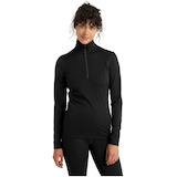 Haut couche de base à demi-fermeture à glissière et à manches longues pour femmes, Icebreaker, 200&nbsp;Oasis Front_Flat