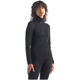 Haut couche de base à demi-fermeture à glissière et à manches longues pour femmes, Icebreaker, 260&nbsp;Tech Front_Three_Fourths_Angled_Right