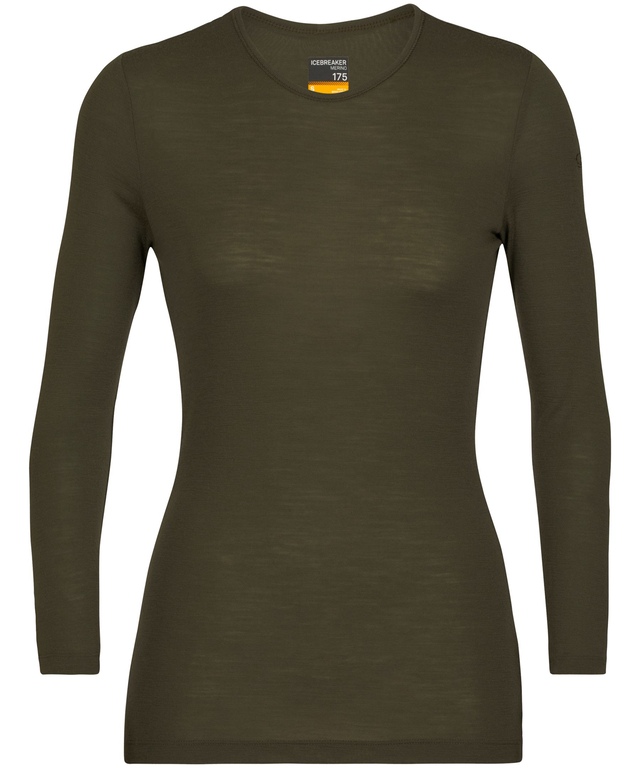 Icebreaker Women's 175 Everyday Crewneck Long Sleeve Base Layer Top