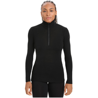 Haut couche de base à demi-fermeture à glissière et à manches longues pour femmes, 175 Everyday, Icebreaker Front_Flat