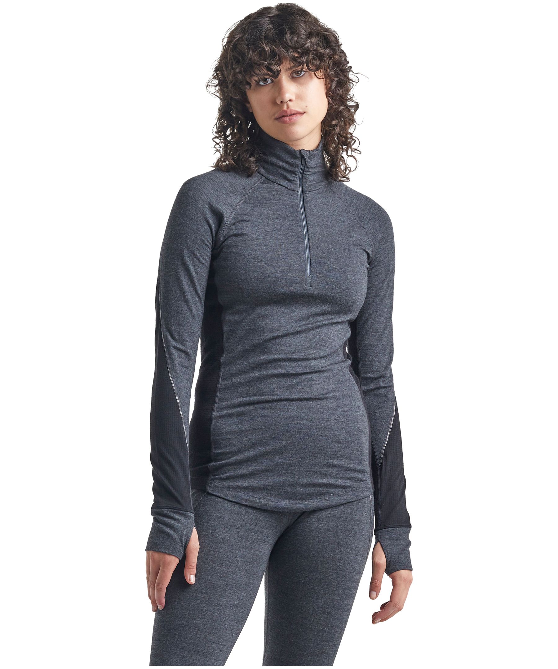 Icebreaker Women's 260 Zone Long Sleeve Half Zip Base Layer Top -