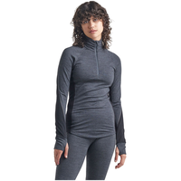 Icebreaker Women's 260 Zone Long Sleeve Half Zip Base Layer Top - Front_Angled_Right