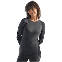 Icebreaker Women's 260 Zone Crewneck Long Sleeve Base Layer Top -
ONLINE ONLY Front_Flat