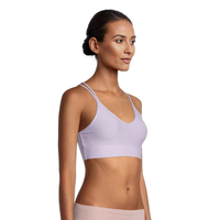 Denver Hayes Women's Invisible Mesh Wireless V Neck Bralette