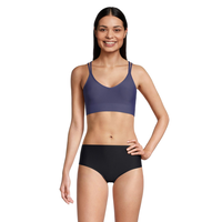 Denver Hayes Women's Invisible Mesh Wireless V Neck Bralette