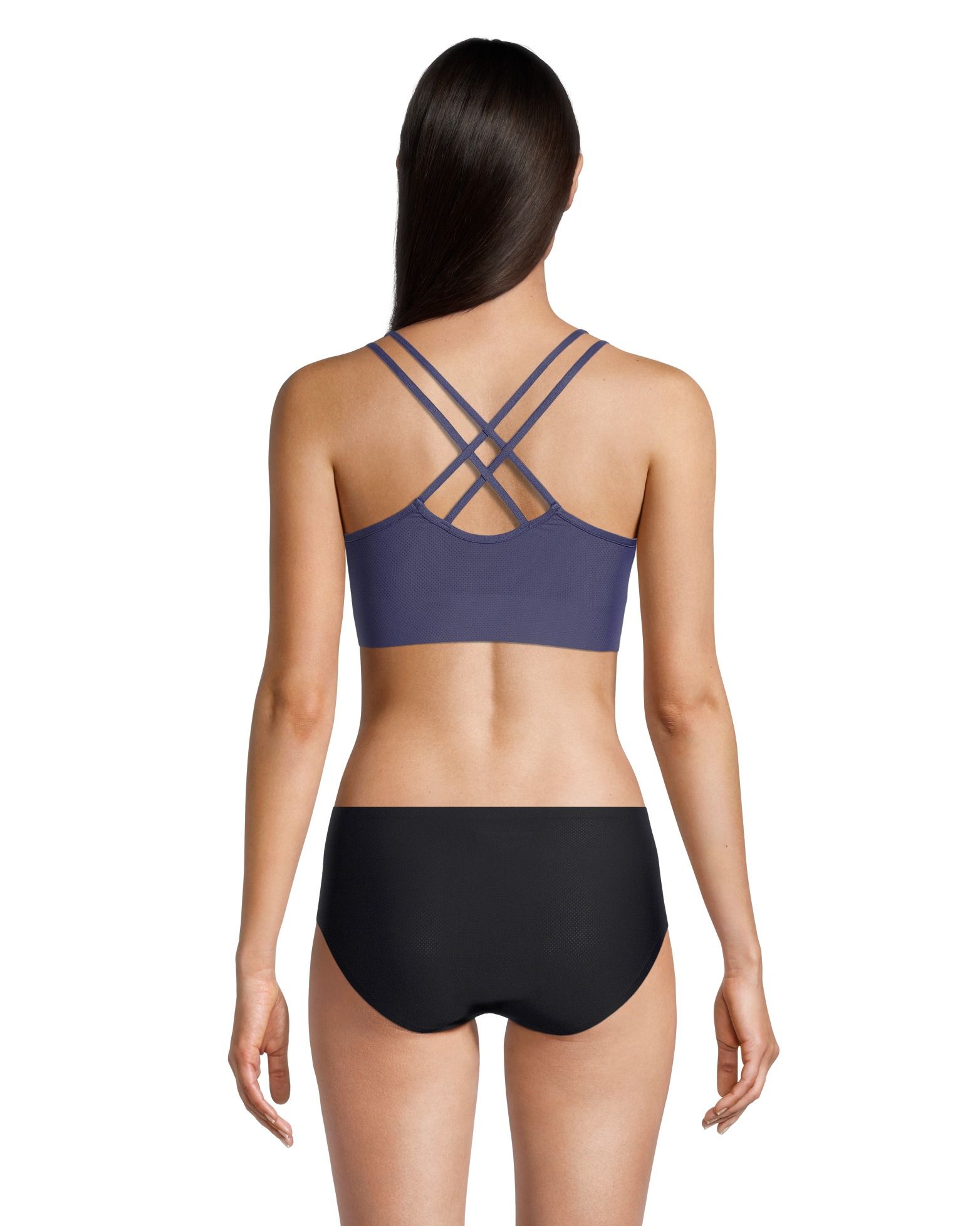 Denver Hayes Women's Invisible Mesh Wireless V Neck Bralette